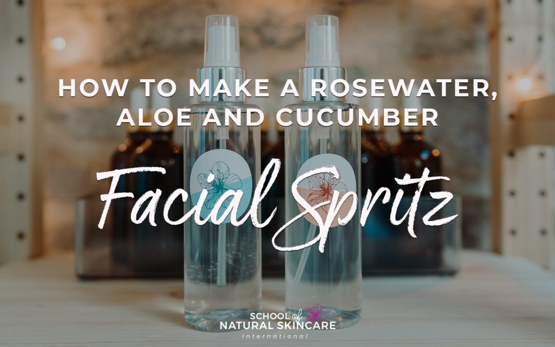 How to make a Rosewater, Aloe and Cucumber Facial Spritz