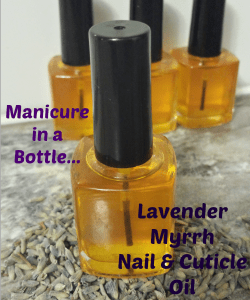 Natural Lavender and Myrrh Nail and Cuticle Treatment Oil recipe Natural Bodycare recipes 