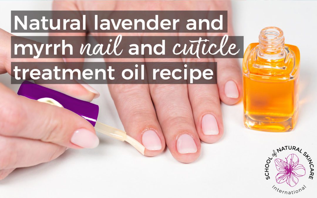 Natural Lavender and Myrrh Nail and Cuticle Treatment Oil recipe