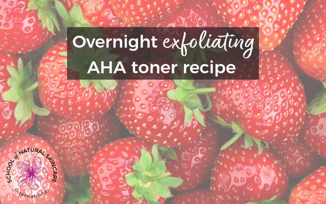 Overnight Exfoliating AHA Toner recipe