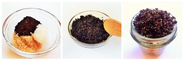 Coconut Coffee Body Scrub recipe Natural Bodycare recipes 