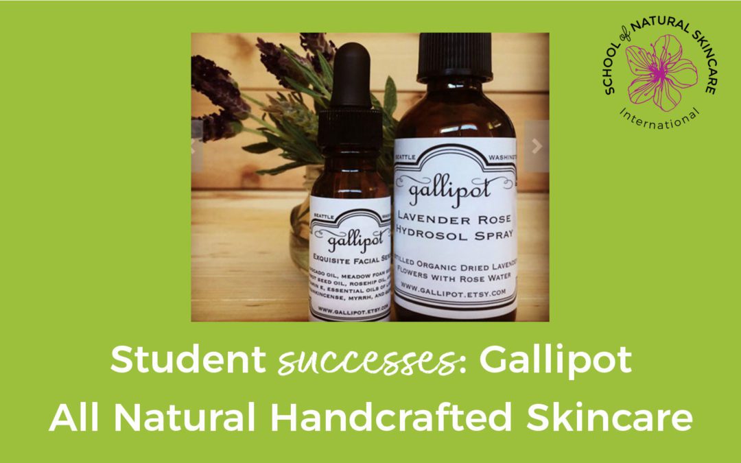 Student Successes: Gallipot All Natural Handcrafted Skincare