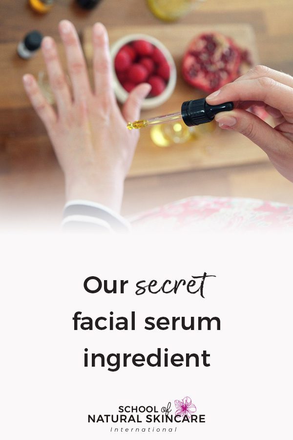 Our secret facial serum ingredient Natural Skincare Ingredients 