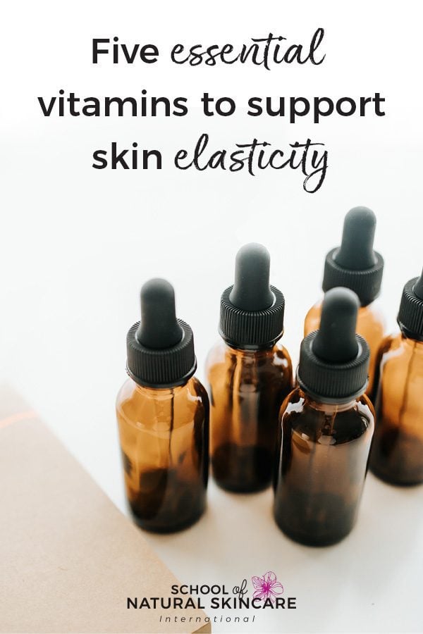 Five essential vitamins to support skin elasticity Natural Skincare Ingredients 