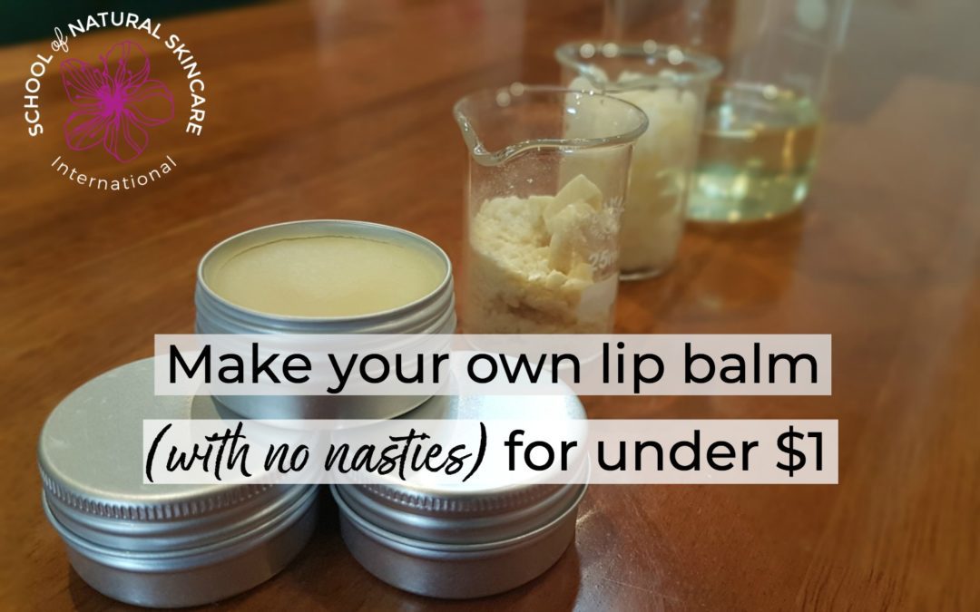 Make your own lip balm (with no nasties) for under $1