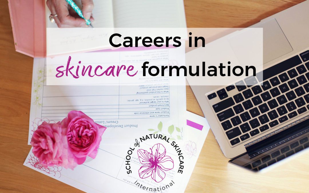 Careers in skincare formulation