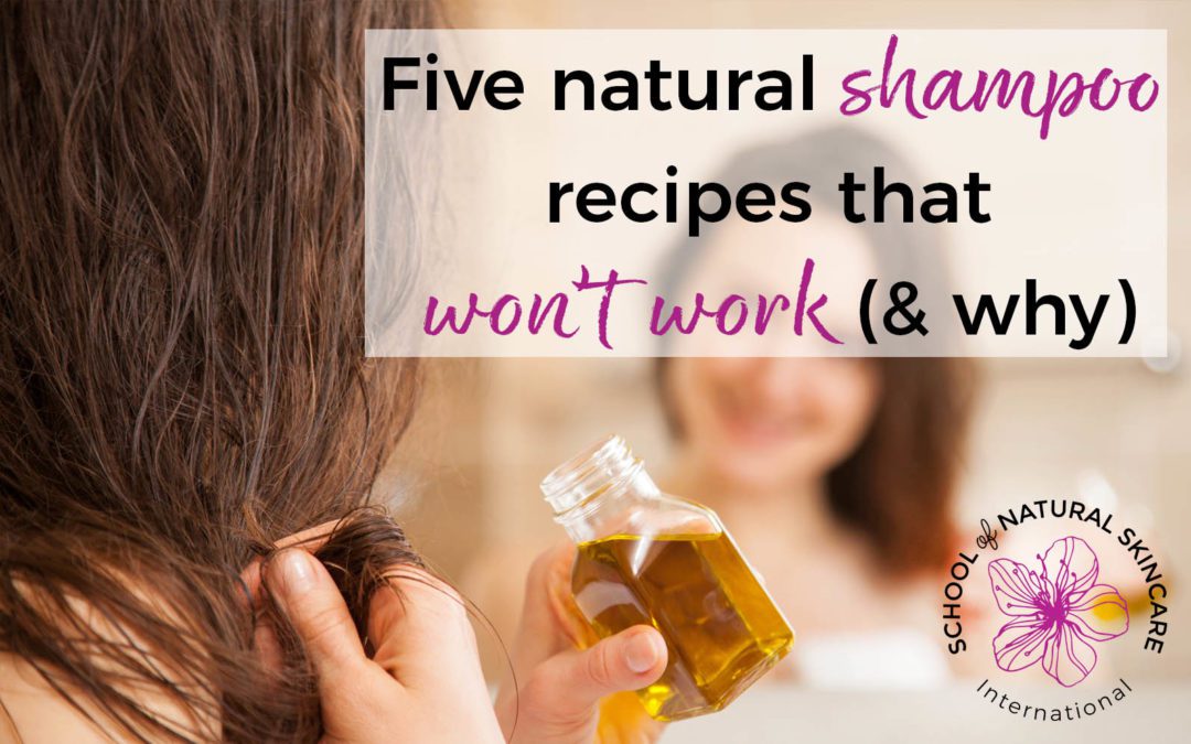 Five natural shampoo recipes that won’t work (and why!)