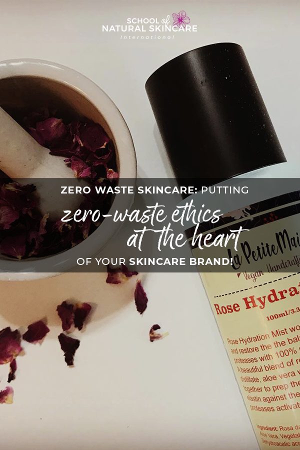 Zero waste skincare: Putting zero-waste ethics at the heart of your skincare brand! Student success stories 