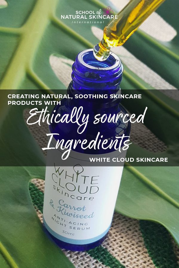 Creating natural, soothing skincare products with ethically sourced ingredients: White Cloud Skincare Student success stories 