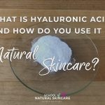 DIY hyaluronic acid serum Natural Facial skincare recipes 