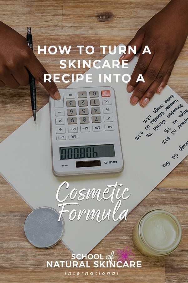 How to turn a skincare recipe into a cosmetic formula Skincare Formulation 