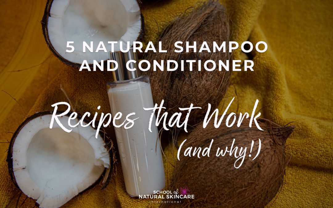 5 Natural Shampoo and Conditioner Recipes that Work (and Why!)