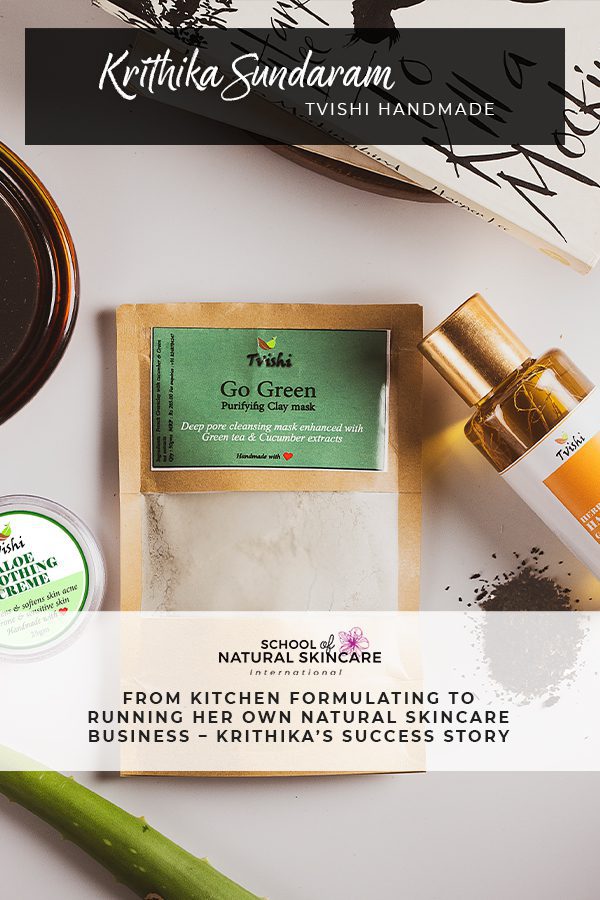 From Kitchen Formulating to Running Her Own Natural Skincare Business – Krithika’s Success Story Student success stories 