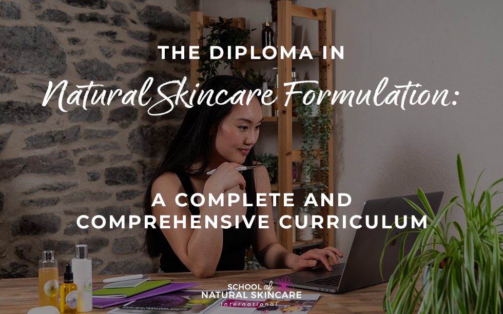 Studying natural skincare formulation 