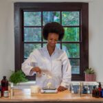 Shea, Starflower and Seabuckthorn Face Cream recipe for dry and mature skin Natural Facial skincare recipes 