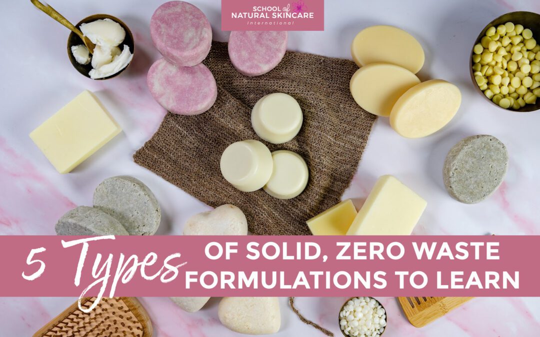 5 types of solid, zero waste bar formulations to learn