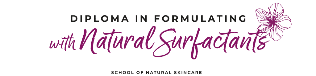 Diploma in Natural Surfactants Formulation, Skincare School